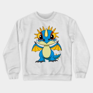 Stormfly Cute baby dragon from cartoon How to train your dragon Crewneck Sweatshirt